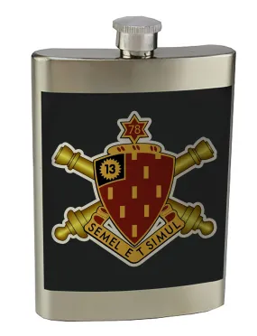 8 oz. Stainless Steel Flask with screw on lid.