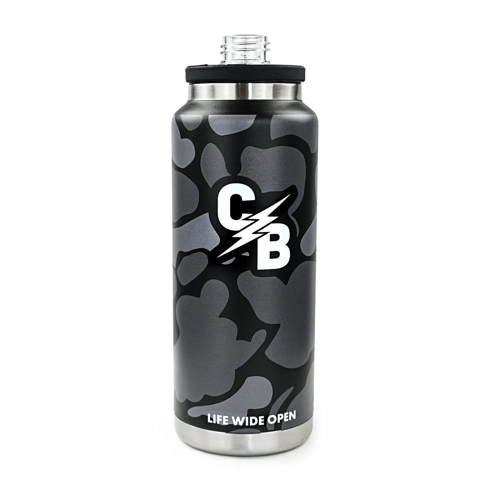 Black Camo 36oz Insulated Bottle