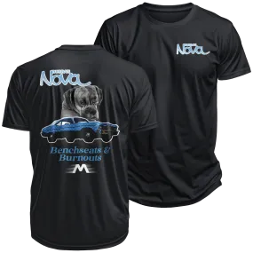 Bubba's Nova Bench Seats & Burnouts Shirt (All Proceeds go to Bubba's Buddies Non Profit)