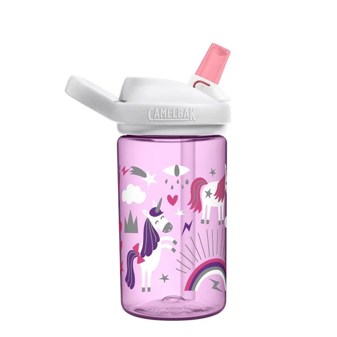 Camelbak Childrens Eddy Plastic Water Bottle 410ml Unicorn