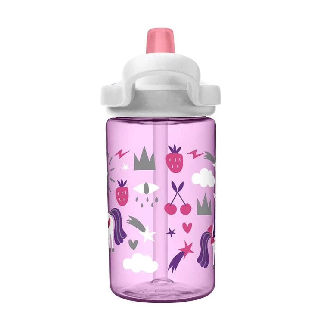 Camelbak Childrens Eddy Plastic Water Bottle 410ml Unicorn