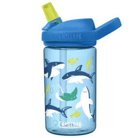 CamelBak Eddy  Kids 400ML Straw Water Bottle - Shark & Rays