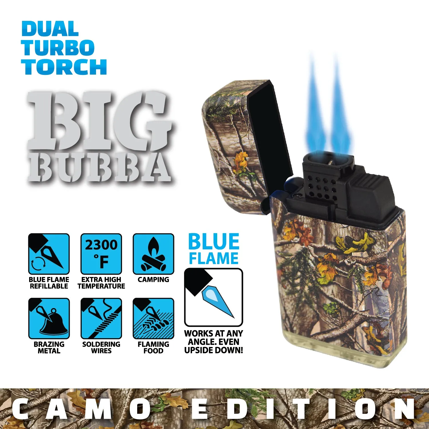 Curated Big Bubba Tac Gear Dual Torch Lighter Kit 88596