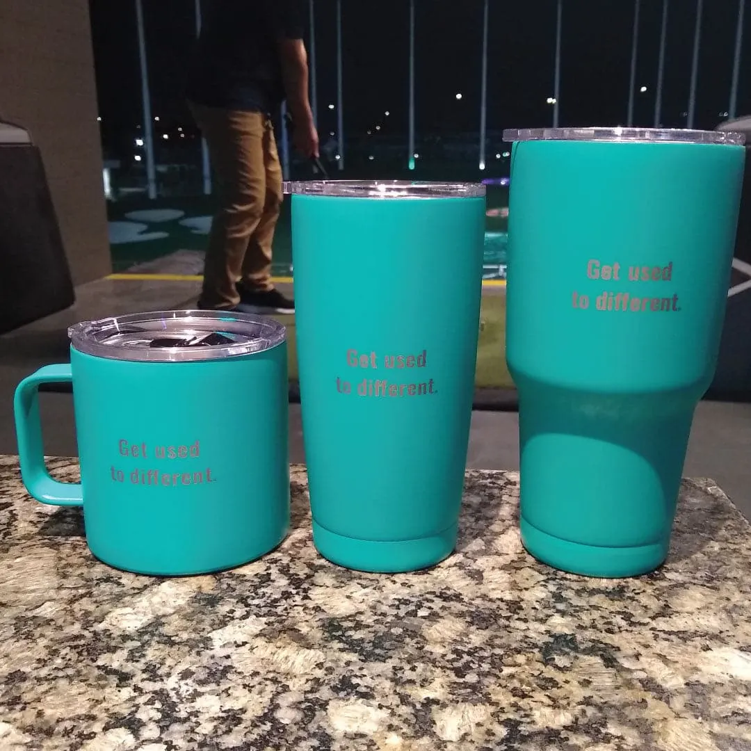 Get Used to Different Stainless Steel Teal 30 oz. Tumbler