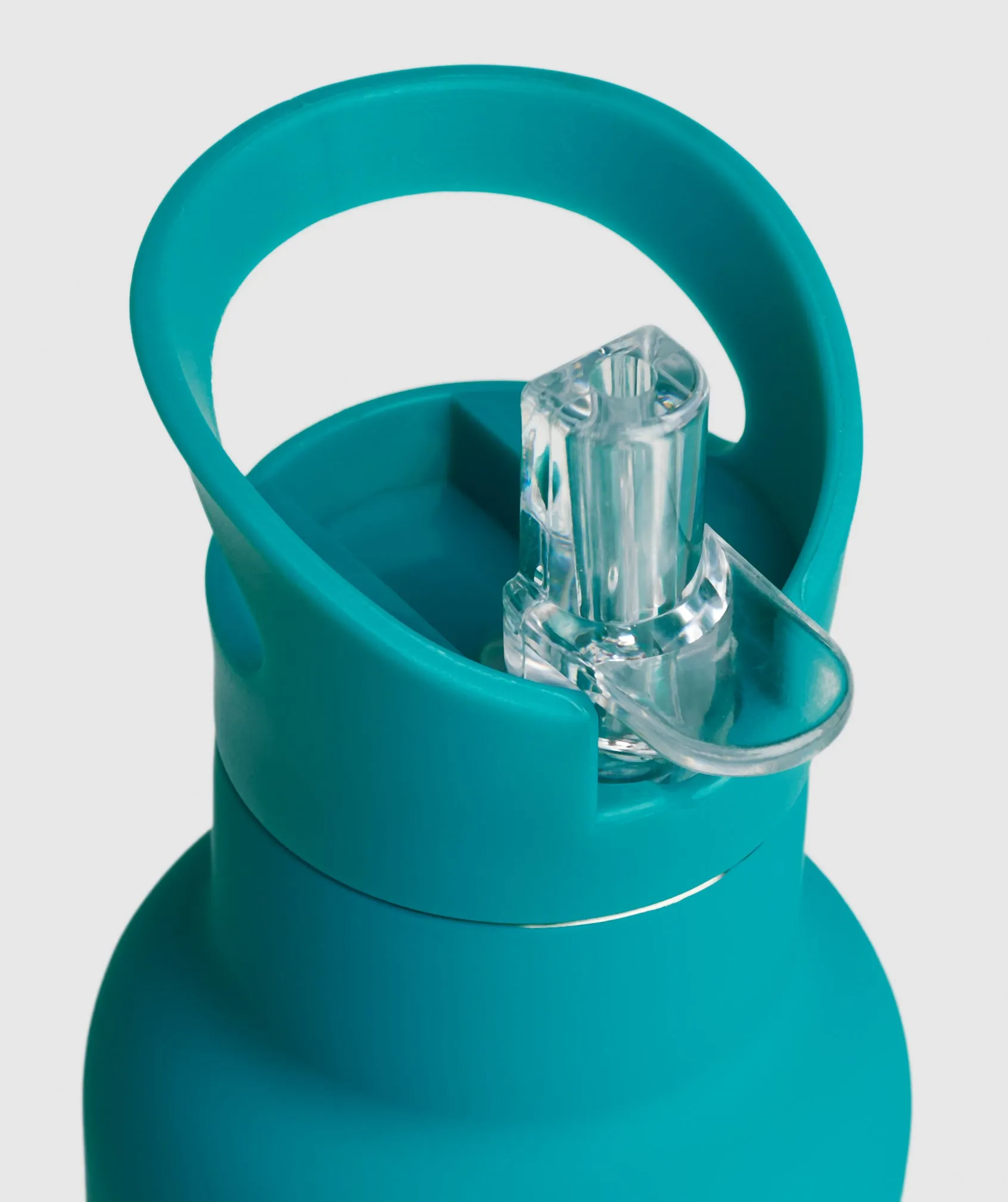 Gymshark 500ml Straw Flask - Seafoam Blue