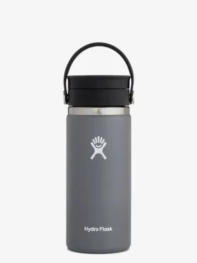 Hydro Flask 473ml (16oz) Wide Mouth w/Flex Sip Lid - Stone