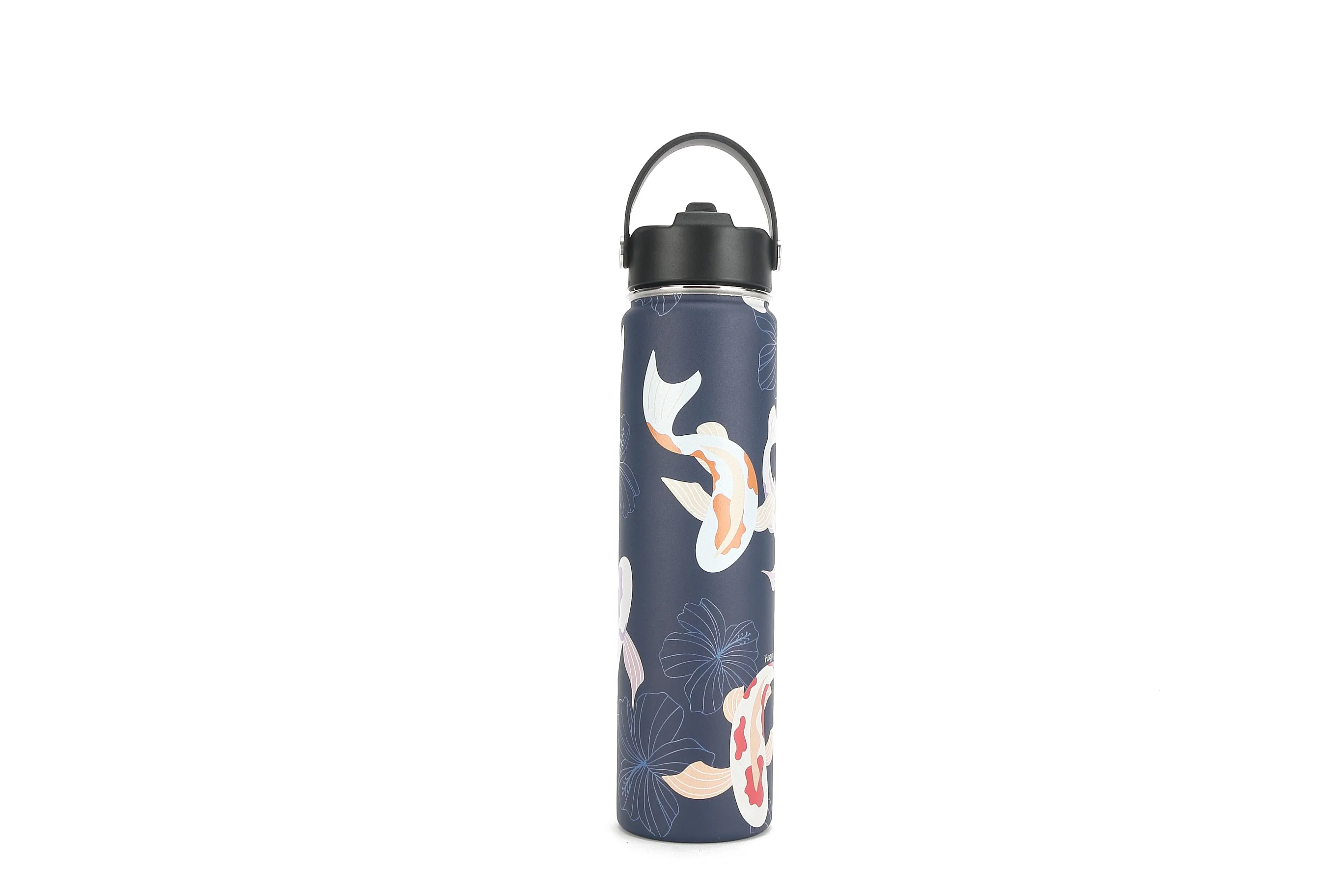 Insulated Water Bottle 24oz Koi Navy