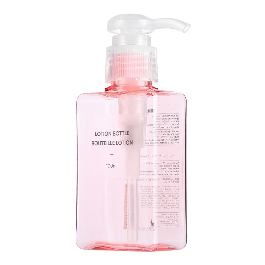 MINISO Simple Portable Clear Spray Travel Bottle for Skincare Perfume 100ml