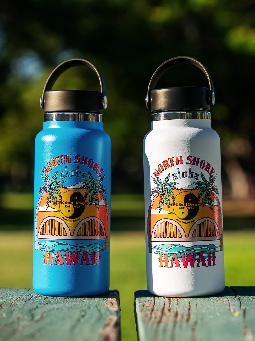 T&C Surf 32 oz Anahulu Sunshine Hydro Flask